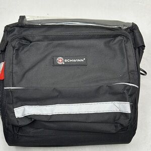 Schwinn Bicycle Handlebar Black Bike Water Resistant Bag